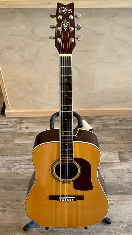 Washburn D21S Dreadnought Acoustic Guitar w/ O.H.S.C. image 1