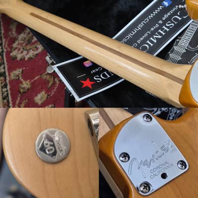 Fender American Deluxe Series Stratocaster 60th Anniversary  2006 - Amber ☆VIDEO☆ image 7