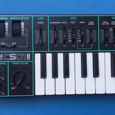 Yamaha CS01 II Monophonic Synthesizer 1984 - Black image 3