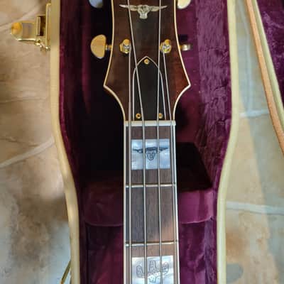 Gretsch Round Up Bass, One of only 2 ever made Custom Shop  RARE! OHC  Geddy Lee 6120 rancher image 6