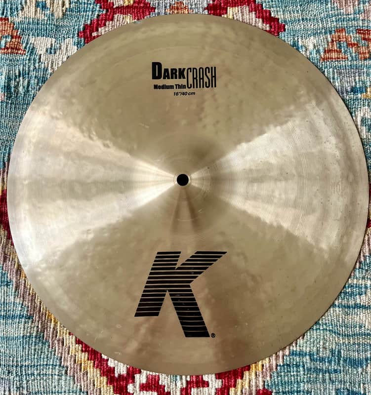 Zildjian 16" K Series Dark Medium Thin Crash Cymbal 1993 - Present - Traditional image 1