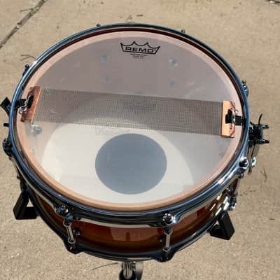 Pi Drum Company - 13x5.75" Curly Maple Stave Shell Snare Drum image 9