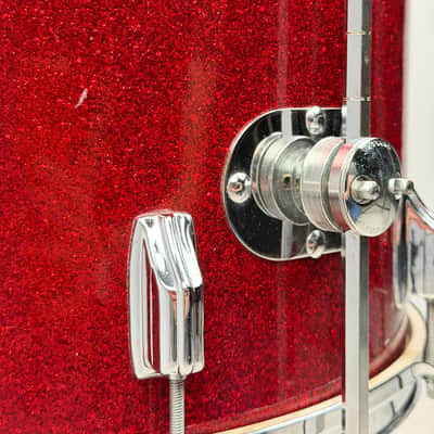 Rogers 22/13/16/5x14" VIDEO 60's Dayton-Era Holiday "Cozy Cole" Drum Set - Red Sparkle imagen 22