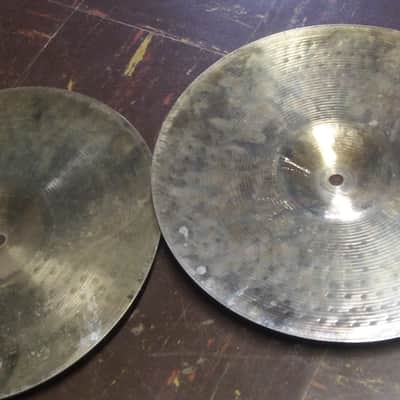 Wuhan S series 14” hihat cymbals B20 brass hand-hammered image 2