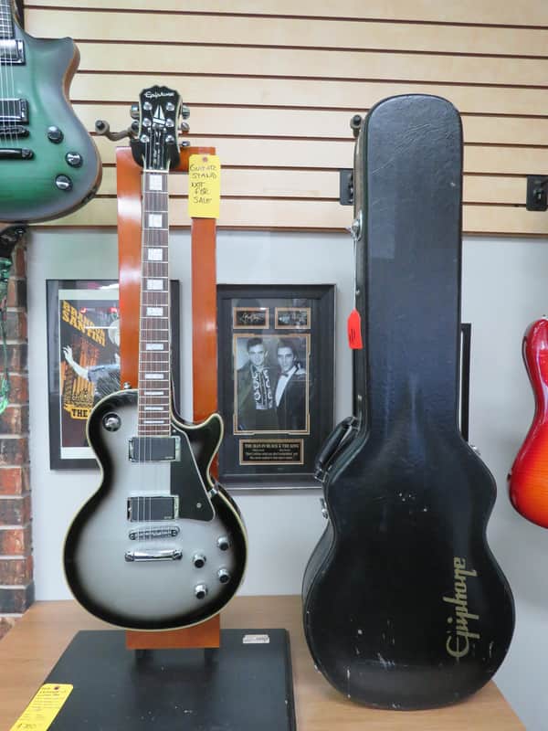 2012 Epiphone Les Paul Custom PRO Limited Edition Epiphone Custom Shop- Silverburst -with Upgrades image 1