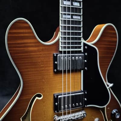 Eastman T486-GB Thinline Archtop - Goldburst image 4