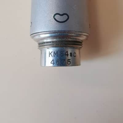 Neumann KM 54 Small Diaphragm Cardioid Condenser Microphone 1953 - 1970 - Nickel image 4