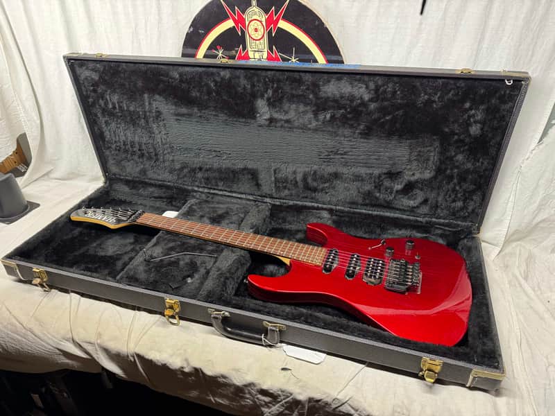 Hamer USA Centaura HSS Guitar with Reverse Headstock + Case - Metallic Candy Apple Red image 1
