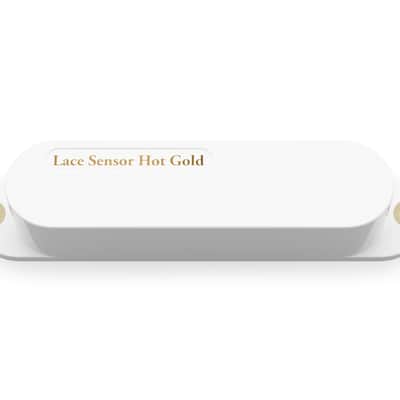 LACE Sensor Hot Gold (Hot Bridge 13.2k) Single Coil Pickup - White imagen 2