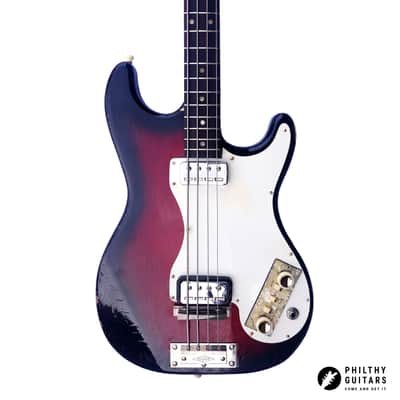 1965 Hofner 182 shortscale bass in Tocotronic Redburst (Vintage, Restored) image 3