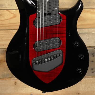 Music Man Majesty 8-String Electric Guitar Sanguine Red w/ Case image 2
