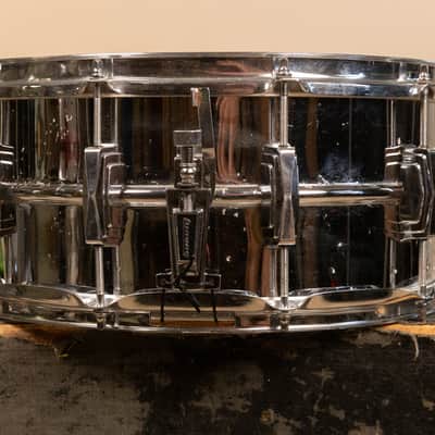 1980s Ludwig 6.5x14 LM402 Supraphonic Snare Drum image 4