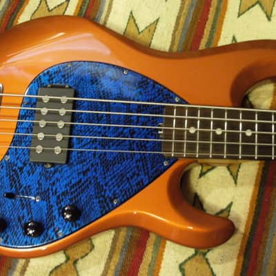 Music Man Stingray 5-String 2007 Metallic Orange image 2