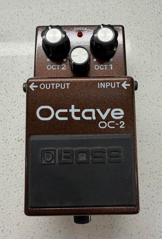 Boss OC-2 Octave (Black Label) 1989 - 1997 - Brown image 1