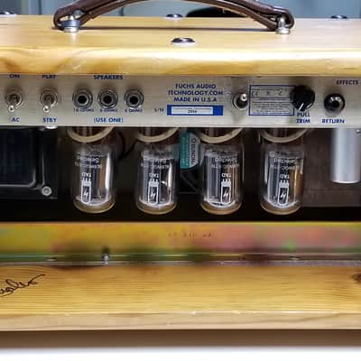 used 2005 Fuchs Overdrive Supreme 100 Watt Tube Amp Head with Bob Burt Head Shell! Very Good Condition image 8