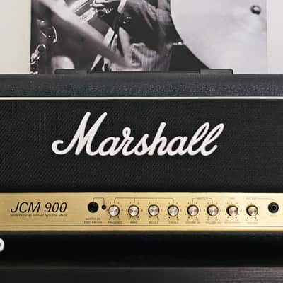 Marshall JCM 900 Model 2500 50-Watt Hi Gain Master Volume MkIII Head 1990s - Black image 12