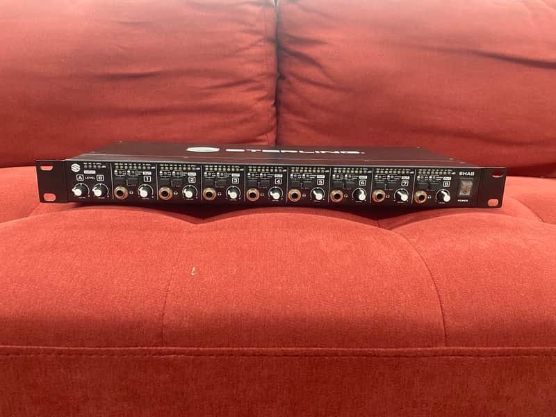 Sterling Audio SHA8 8 Channel Rackmount Headphone Amplifier image 1