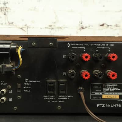 Vintage Kenwood KR-6050 High-Speed DC Stereo Receiver - 60WPC - Japan image 10