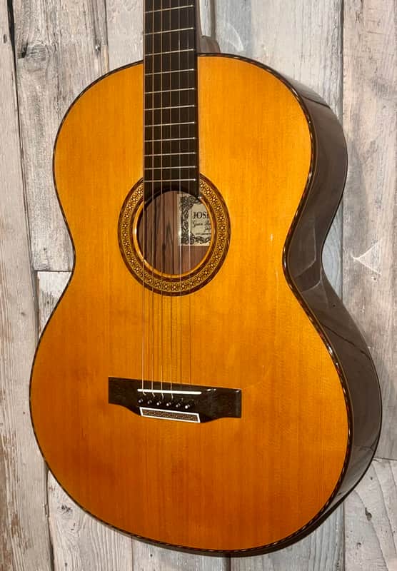 Rare 2010 Jose Oribe Jose Oribe Gran Parlor Suprema Natural, Brazilian Rosewood &  Western Red Cedar, Steel String Classical image 1