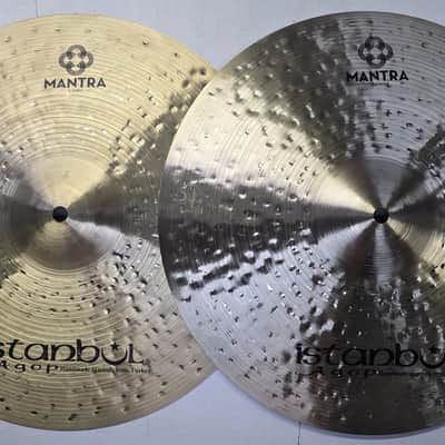 Istanbul Agop 15" Signature Mantra Hi-Hat (Pair) 2010s - Traditional image 2