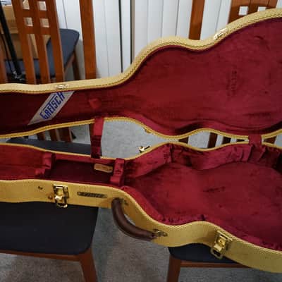 Gretsch Tweed Hardshell Case for 6120 / Nashville / Hollow Body Guitar - Made by FSK Japan w/ KeyGretsch Tweed Hardshell Case for 6120 / Nashville / Hollow Body Guitar - Made by FSK Japan w/ Key image 4