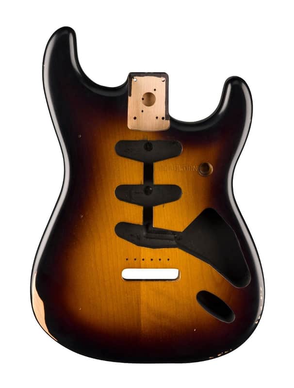 Genuine Fender ROAD WORN 50s Vintage Strat/Stratcoaster SSS Body, SUNBURST image 1