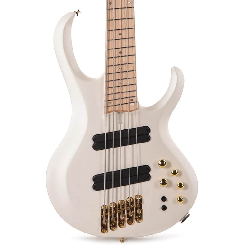 Ibanez BTB605MLM-PWM Bass Workshop 5-String Multi-Scale Bass - Pearl White Matte image 1