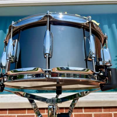 Gretsch Black Nickel Over Steel 6.5x14 Snare Drum S1-6514-BNS image 5