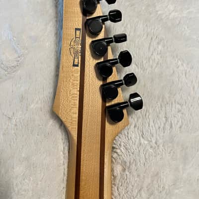 Custom Ibanez 7 String 25.5" Scale w/ Australian "Koa" aka Tasmanian Blackwood Body In Great Condition image 12