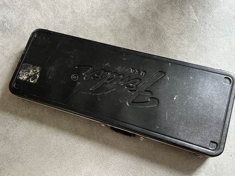 1979 1980 Fender 25th Anniversary Stratocaster guitar molded plastic hard case image 1