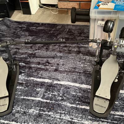 Roland RDH-102A V-Drum Double Electronic Bass Drum Pedal 2021 - Black / Chrome