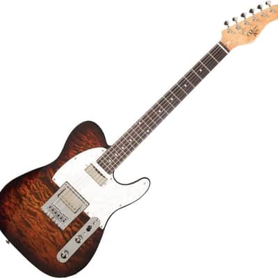 Michael Kelly MK55EDTPRO Enlightened 55 Dark Tiger's Eye Electric Guitar image 1