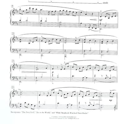 The Spirit of the Season - A Christmas Carol Fantasy for Piano Solo image 3