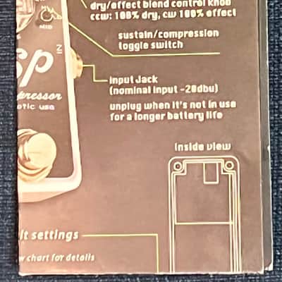 Xotic SP Compressor manual image 1