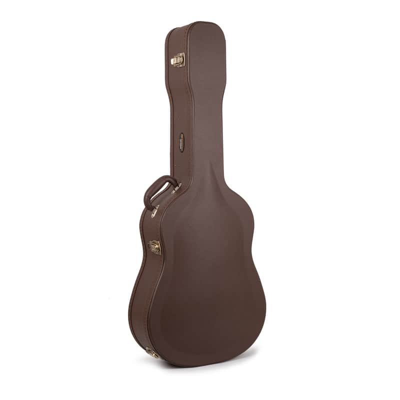 Immagine Deluxe Arch Top Wood Case Dread/12 String Guitars-Brown - 1