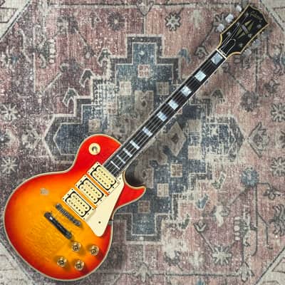 2012 Gibson Custom Shop Ace Frehley Budokan 1974 Les Paul Custom Aged Cherry Sunburst Signature Electric Guitar W/ Original Hardshell Case & Paperwork! image 3