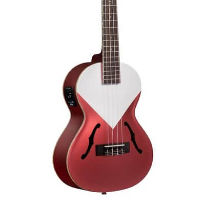 Mint Kala Chicago Red Archtop Tenor Uke image 3