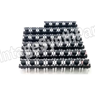 AKAI AX60 Full set of 45 panel switches NEW Microswitch AX-60 pushbuttons switch