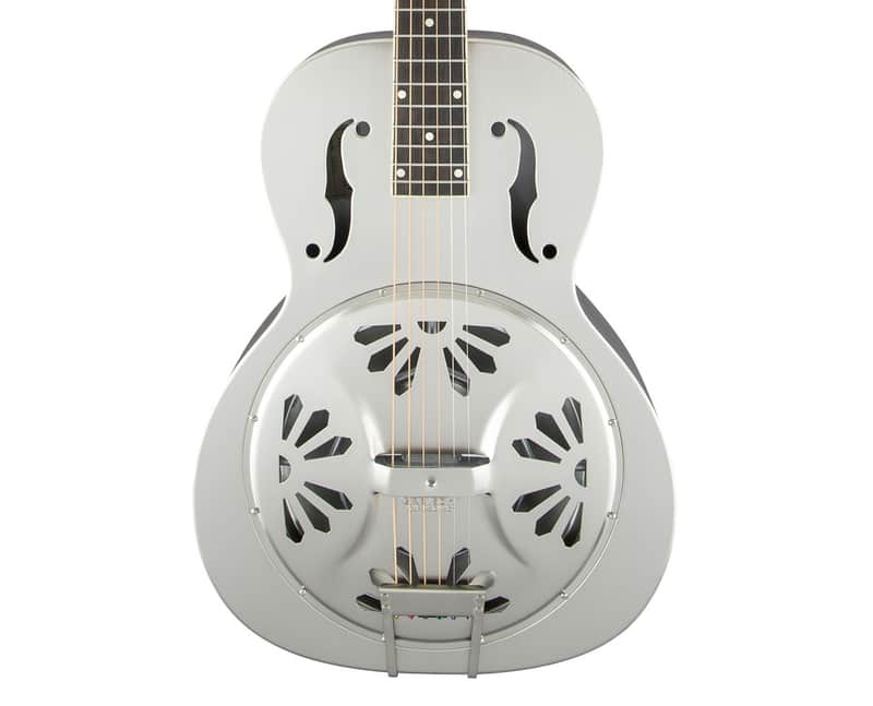 Gretsch G9221 Bobtail Steel Round-Neck A/E Steel Body Resonator Guitar image 1