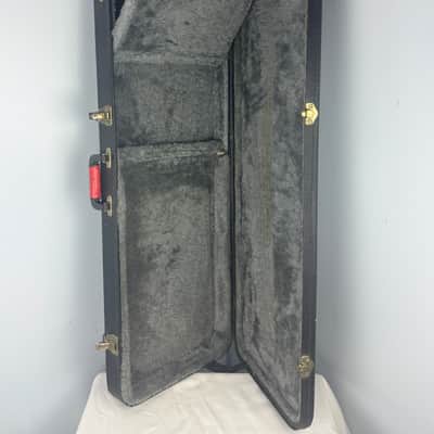 TKL Hard Shell Guitar Case – ES-335 / Gibson Midtown Style – Black w/ Gray Plush Interior image 6