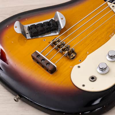 1965 Mosrite Ventures Model Vintage Short Scale Bass Sunburst image 10