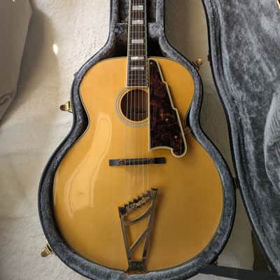 D'Angelico EX-63 Archtop Non-Cutaway with Stairstep Tailpiece 2010s - Natural image 1