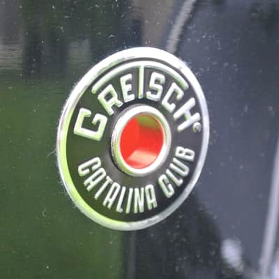🎵 GRETSCH CATALINA CLUB 16" PIANO BLACK LACQUER FLOOR TOM for DRUM SET 🎵 RM77 image 2