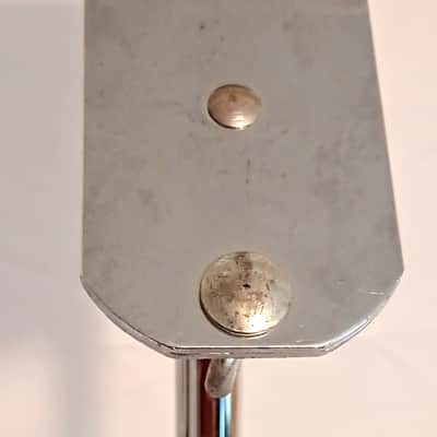 UNMARKED VINTAGE DRUM STAND for CLIP MOUNTING - CHROME image 5