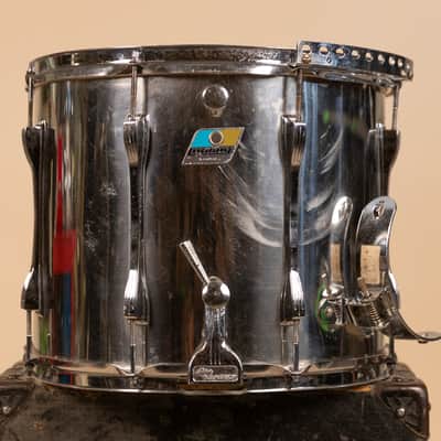 1970s Ludwig 12x15 Challenger II Metal Parade Snare Drum image 1