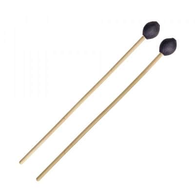 Pair of Stagg Hard Rattan Vibraphone Wool Wrapped Mallets w/Bag, Model SMV-RH image 2