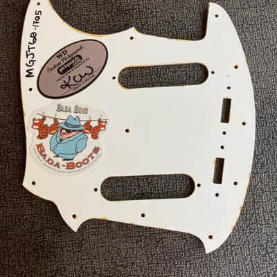 Celluloid Tortoise Pickguard For Fender Made In Japan 60's Mustang Relic Aged Wide Beveled Edges image 7