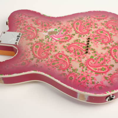 Fender Custom Shop Limited Edition Dual P90 Tele Relic Maple Neck Pink Paisley image 8