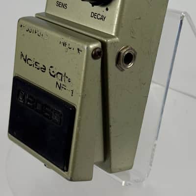 Boss NF-1 Noise Gate Pedal Silver Screw Long Dash 1979 - Grey image 6