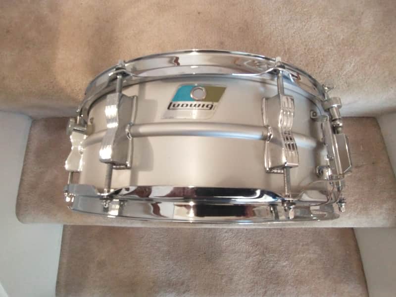 Ludwig Vintage Acrolite Aluminum Snare Drum, B/O Badge 1970s - 100% Original! image 1